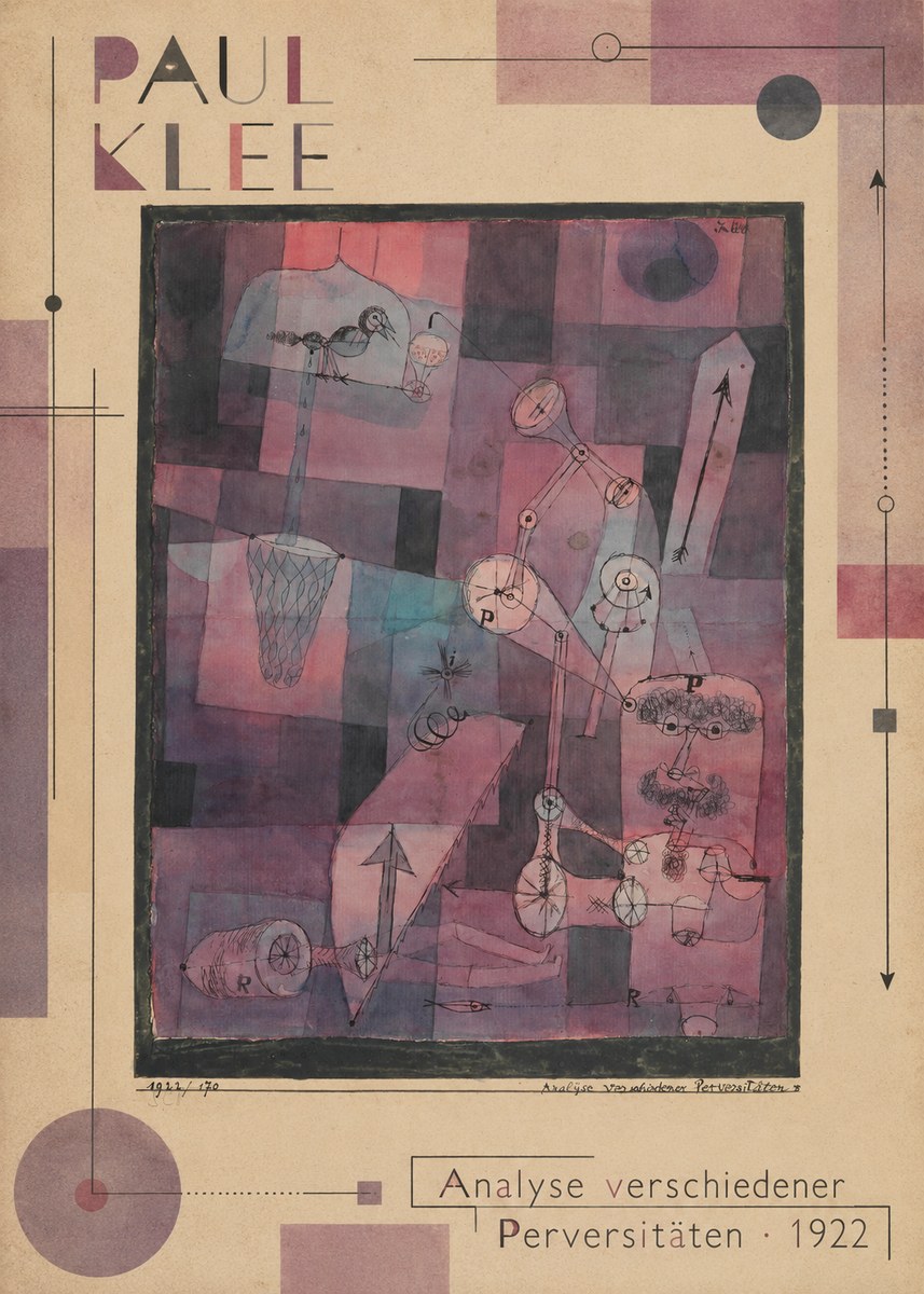 Paul Klee Analyse Verschiedener Perversitäten No6 - Póster