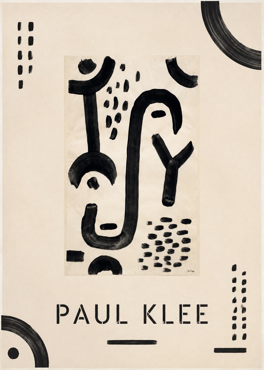 Paul Klee Face of the Goddess No1 - Póster