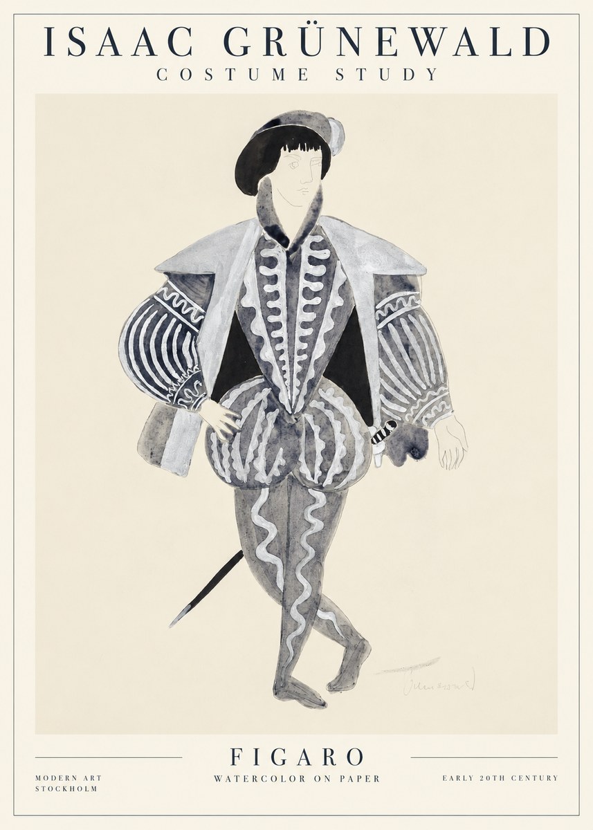 Isaac Grünewald Figaro II No1 - Póster