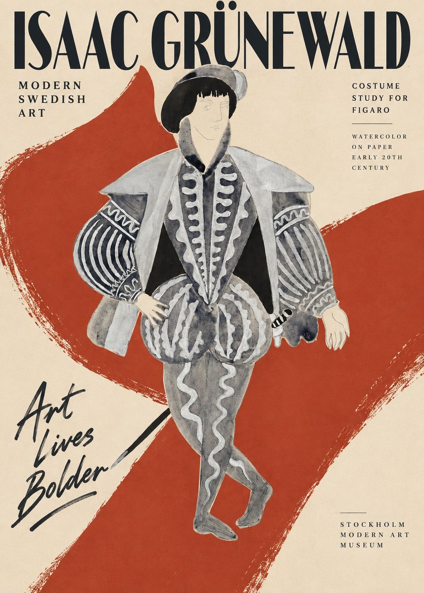 Isaac Grünewald Figaro II No2 - Póster