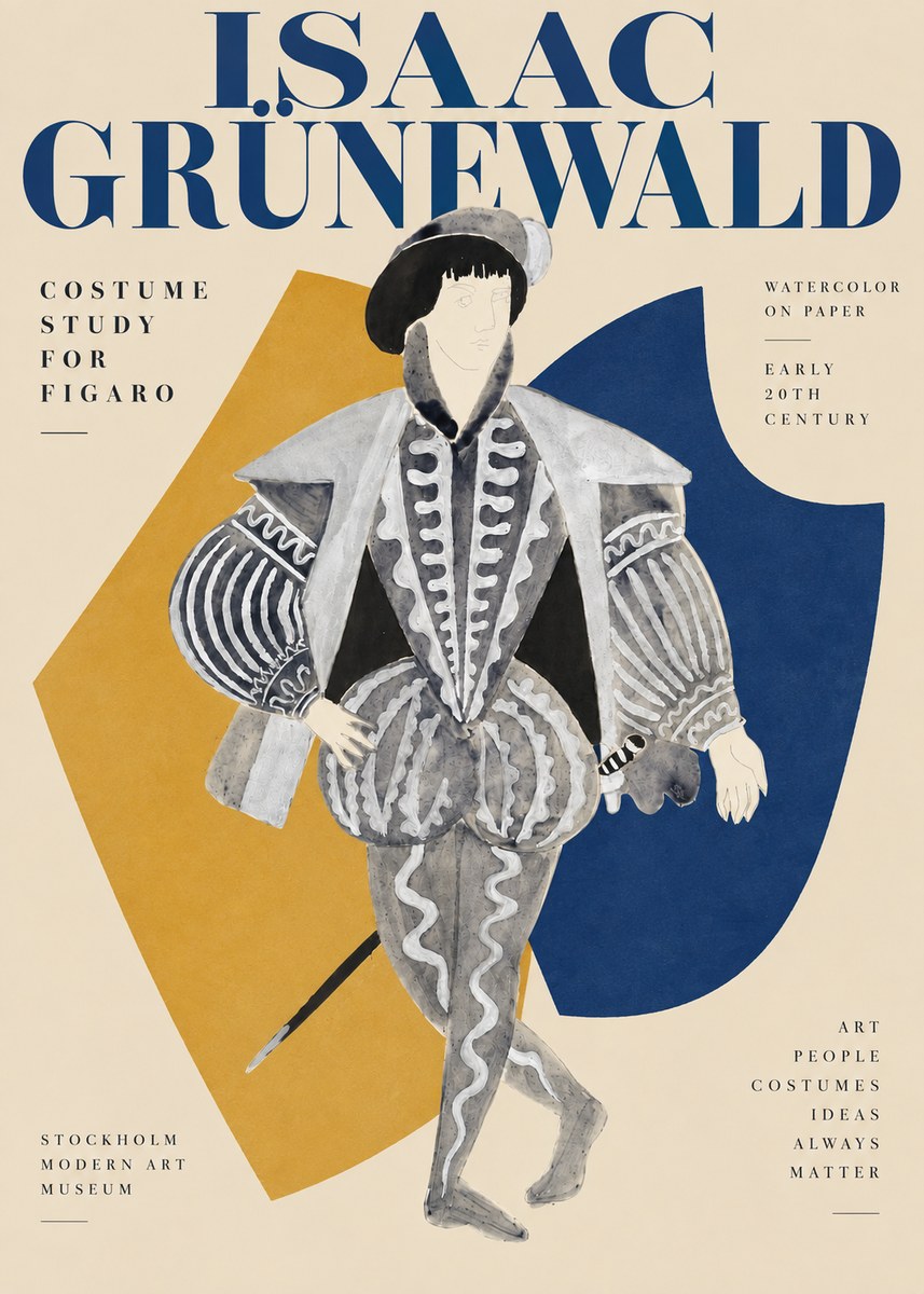 Isaac Grünewald Figaro II No3 - Póster