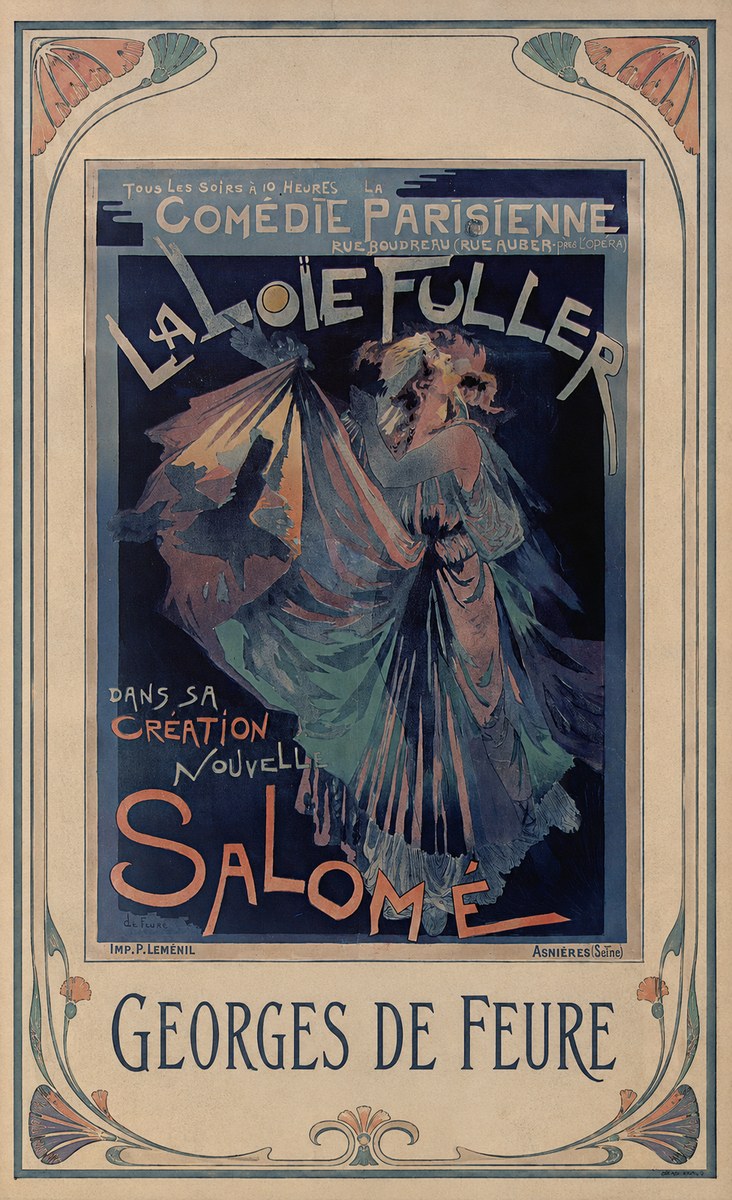 Georges de Feure La Loïe Fuller - Salomé II No1 - Póster