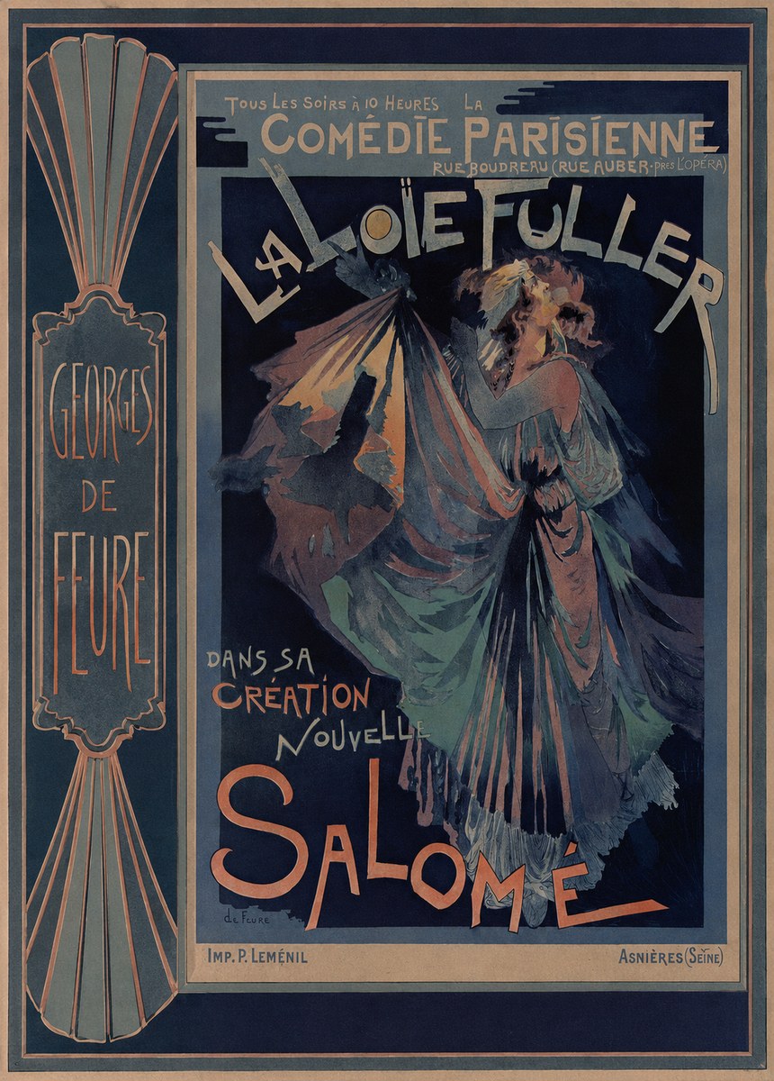 Georges de Feure La Loïe Fuller - Salomé II No3 - Póster