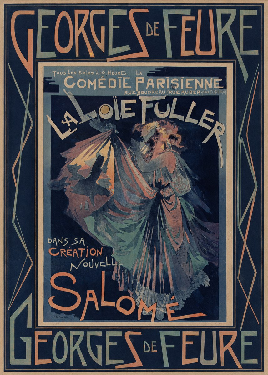 Georges de Feure La Loïe Fuller - Salomé II No5 - Póster