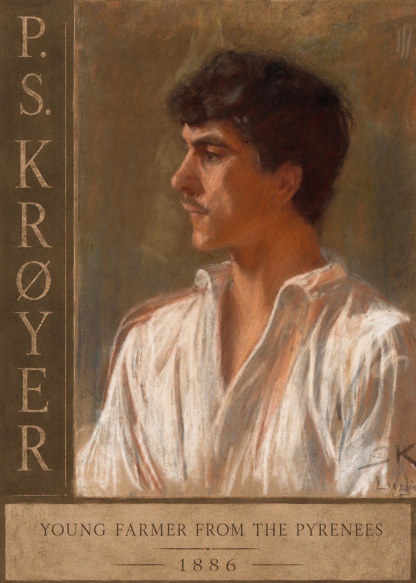 P.S. Krøyer Young Farmer from the Pyrenees No3 - Póster