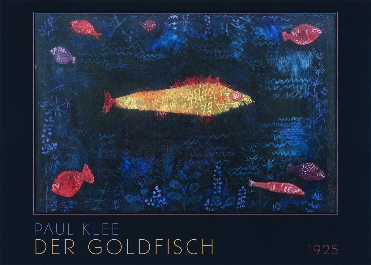 Paul Klee Der Goldfisch No3 - Póster