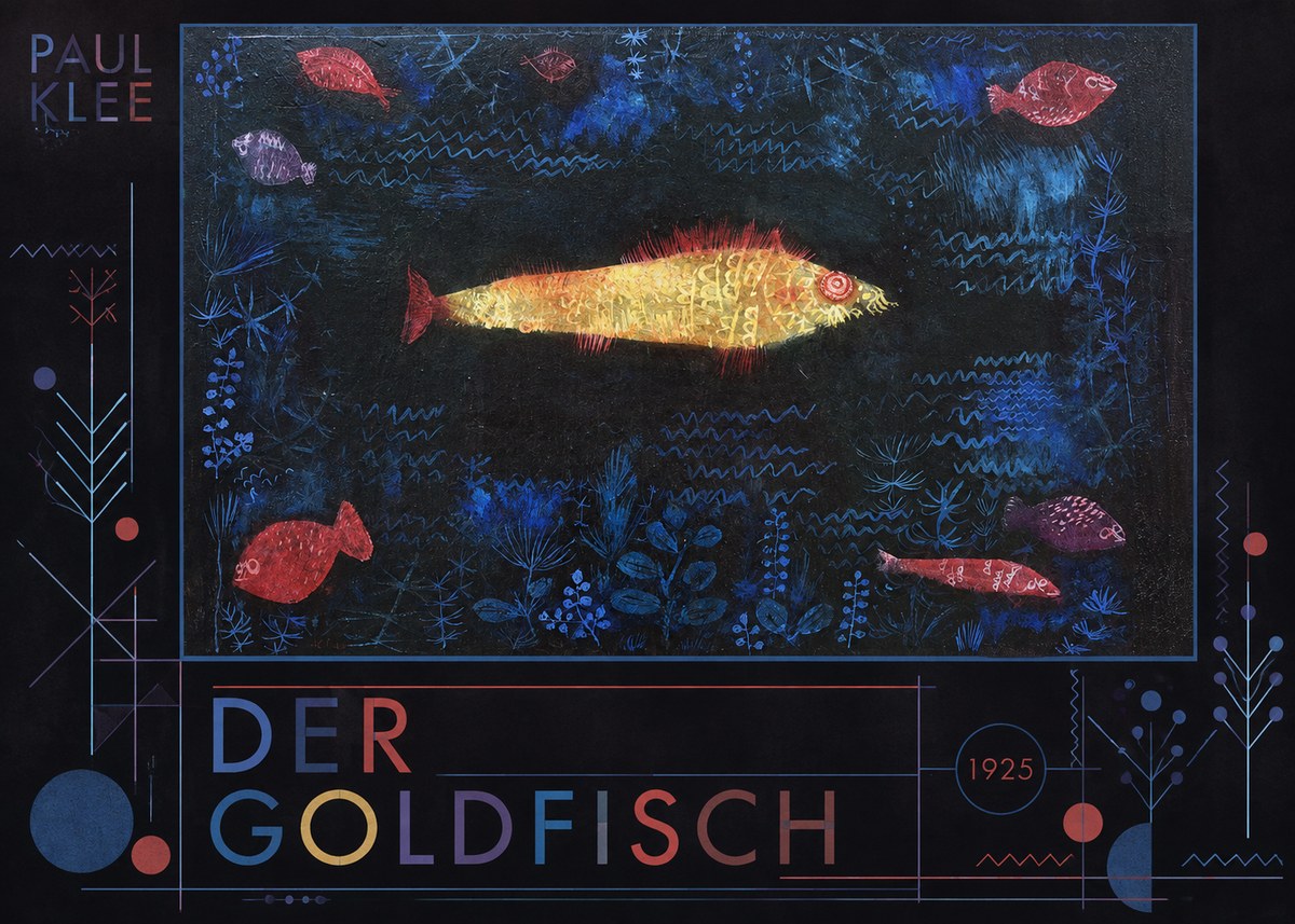 Paul Klee Der Goldfisch No4 - Póster