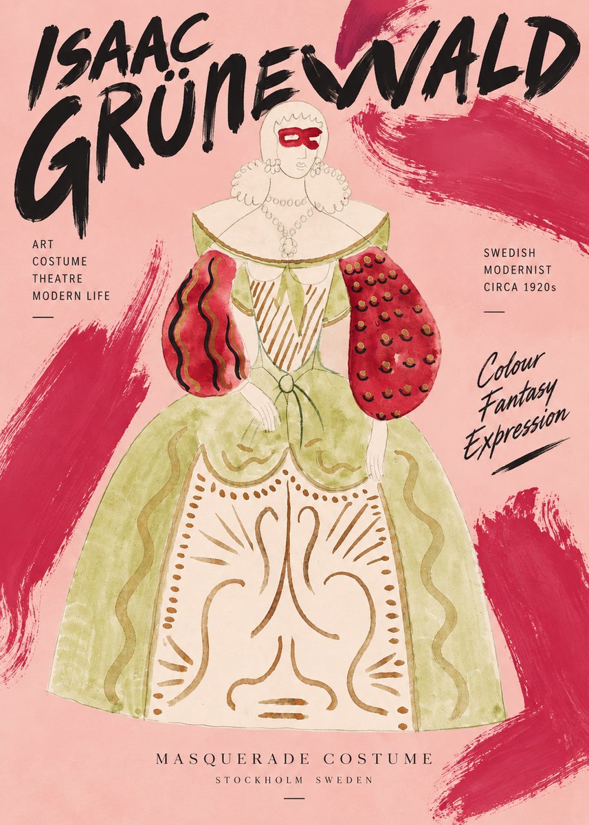 Isaac Grünewald Masquerade Costume No2 - Póster