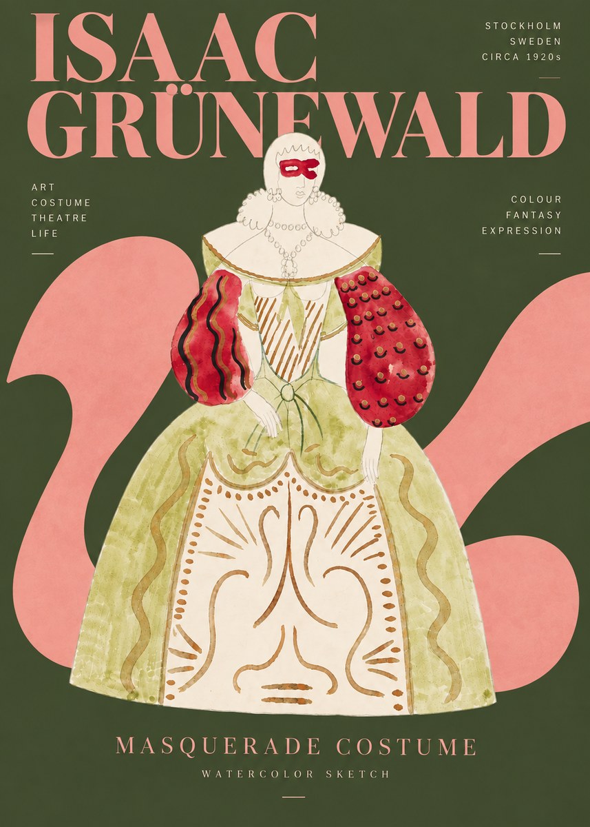 Isaac Grünewald Masquerade Costume No5 - Póster