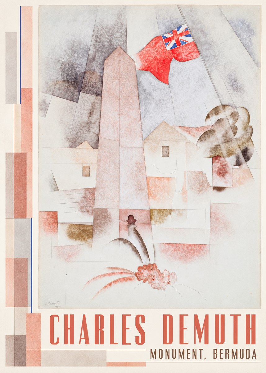 Charles Demuth Monument, Bermuda No4 - Póster