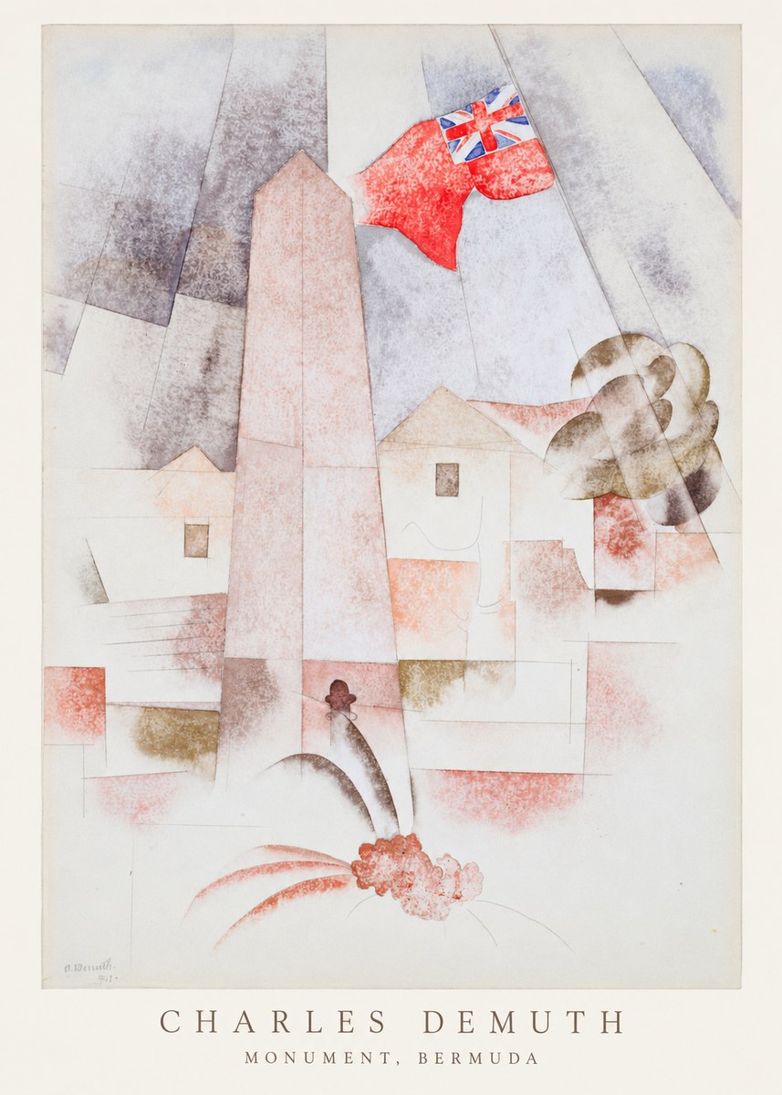 Charles Demuth Monument, Bermuda No6 - Póster