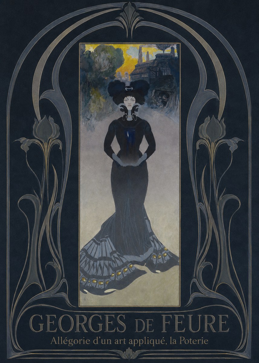 Georges de Feure Allégorie D'un Art Appliqué, La Poterie No3 - Póster