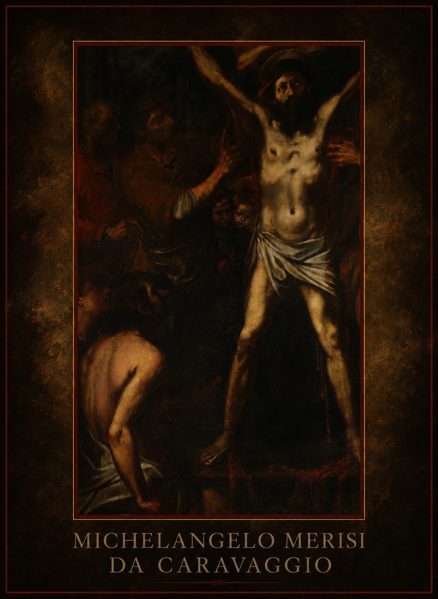 Michelangelo Merisi da Caravaggio The Crucifixion of Saint Peter III No1 - Póster