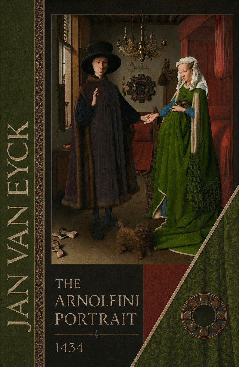 Jan van Eyck The Arnolfini Portrait V No4 - Póster