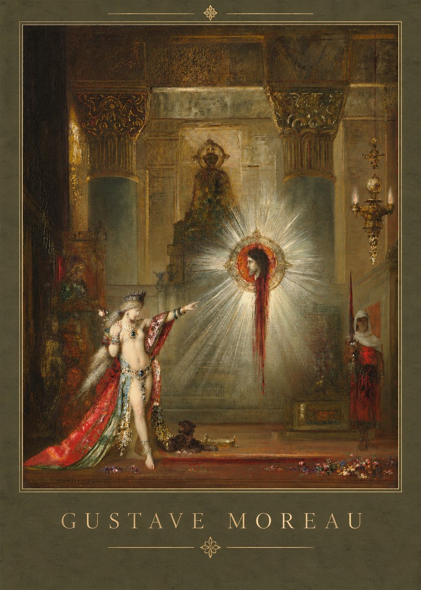 Gustave Moreau The Apparition II No5 - Póster