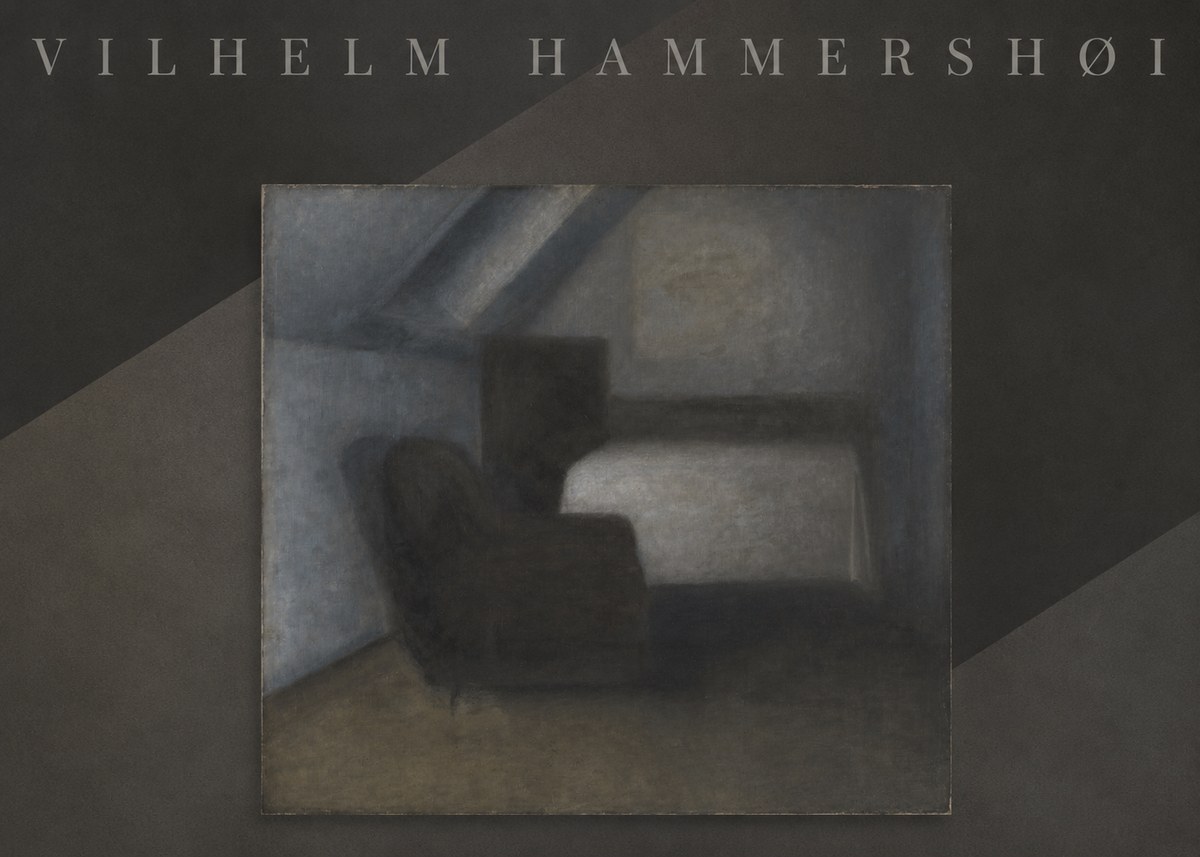 Vilhelm Hammershøi Interior, Strandgade 30 III No3 - Póster