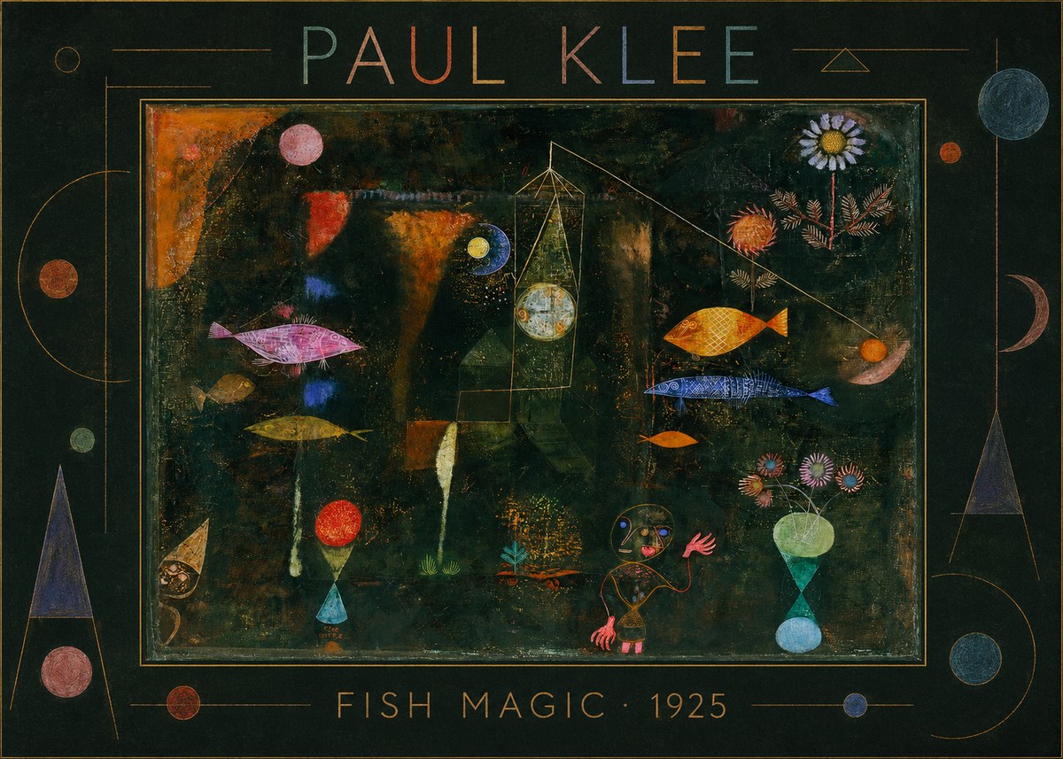 Paul Klee Fish Magic II No1 - Póster