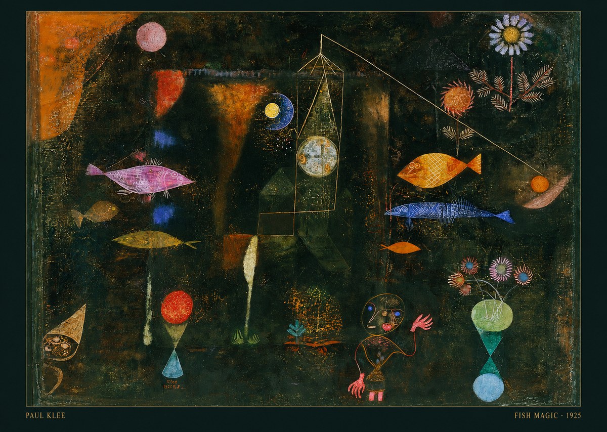 Paul Klee Fish Magic II No6 - Póster