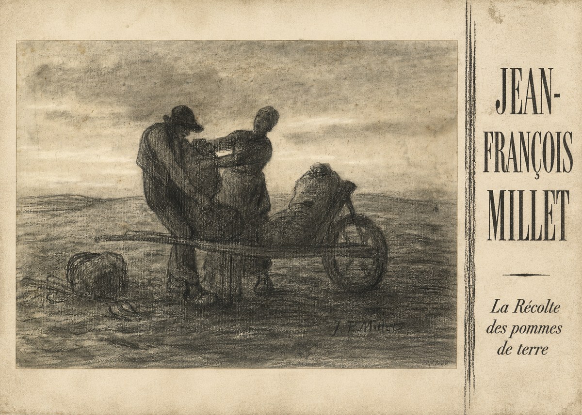 Jean-François Millet La Récolte Des Pommes De Terre No5 - Póster