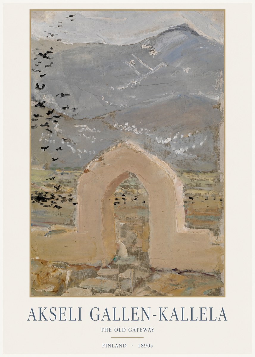 Akseli Gallen-Kallela The Arch No6 - Póster