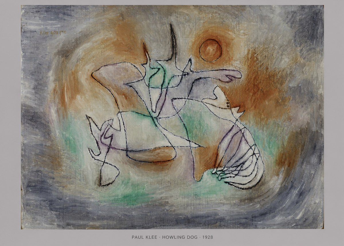Paul Klee Howling Dog No5 - Póster