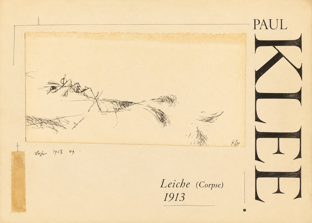 Paul Klee Leiche (Corpse) No3 - Póster