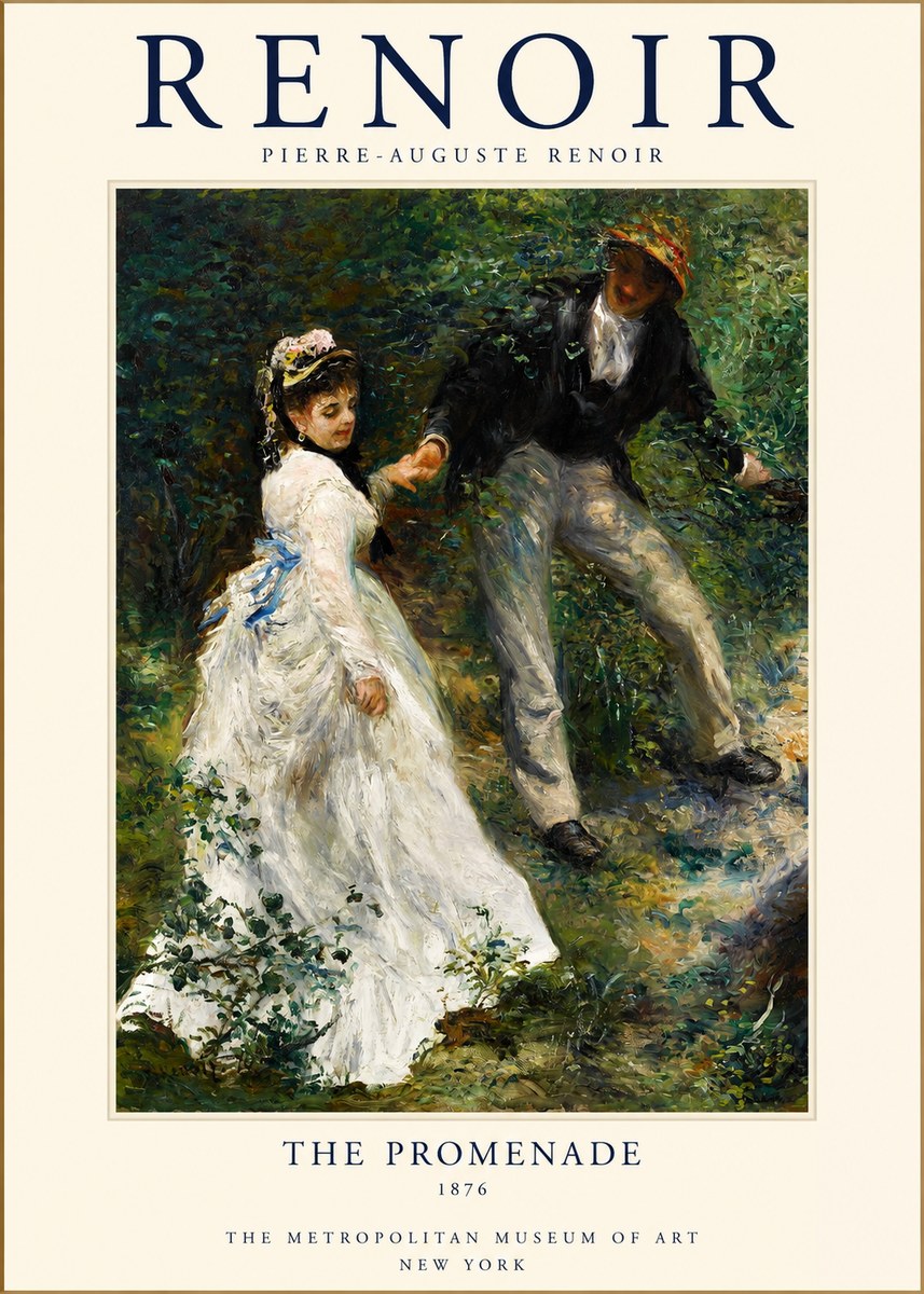 Renoir The Promenade No1 - Póster