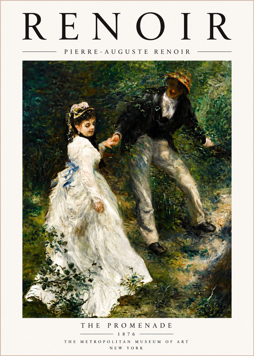 Renoir The Promenade No6 - Póster