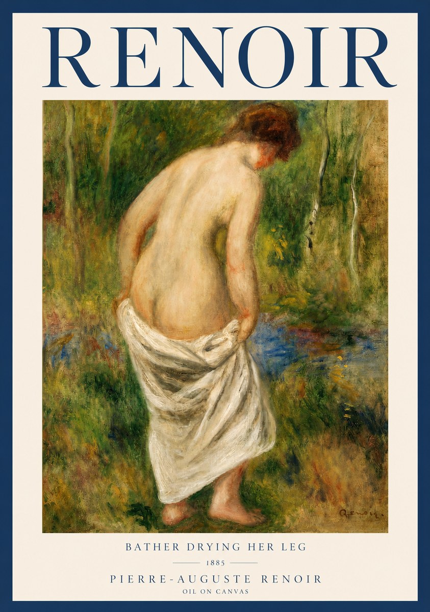 Renoir Young Bather No3 - Póster