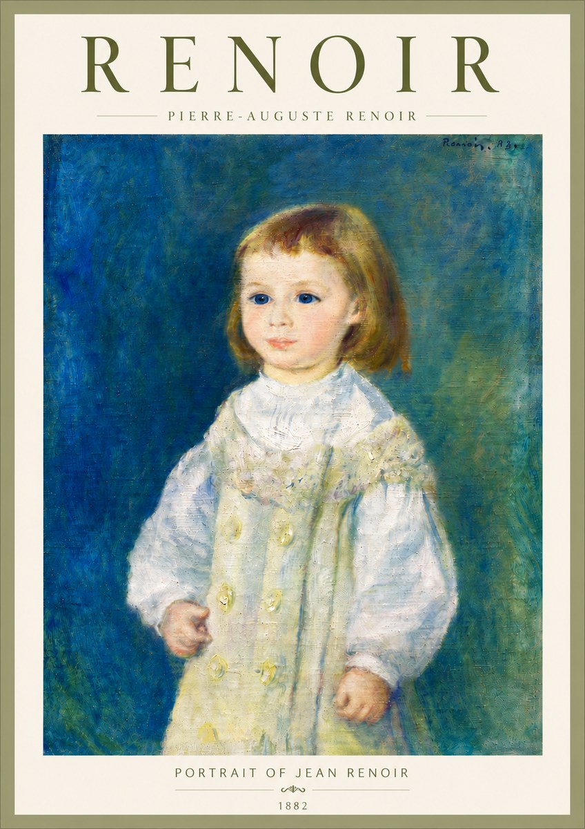 Renoir Portrait of Jean Renoir No6 - Póster