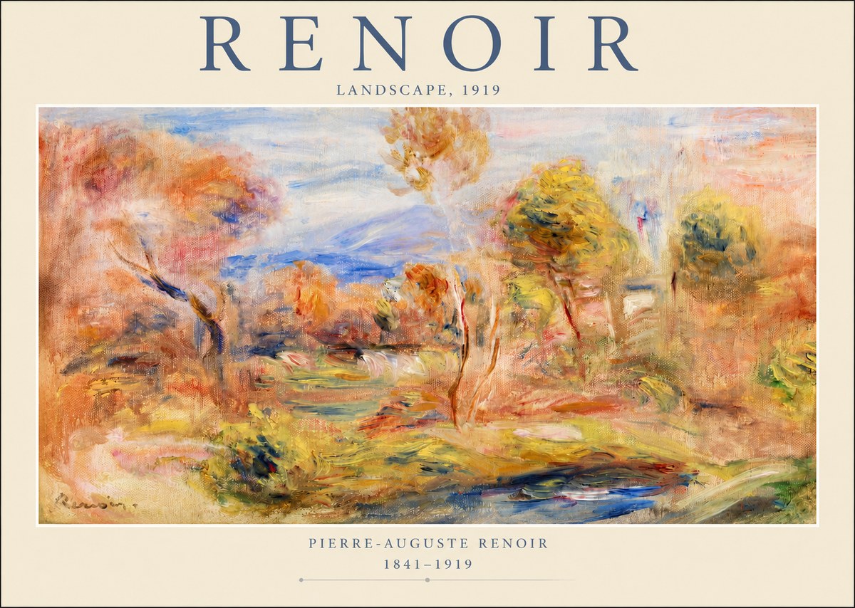 Renoir Landscape No2 - Póster