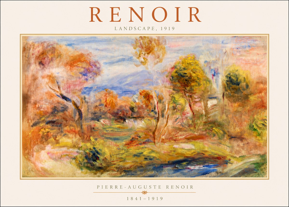 Renoir Landscape No3 - Póster