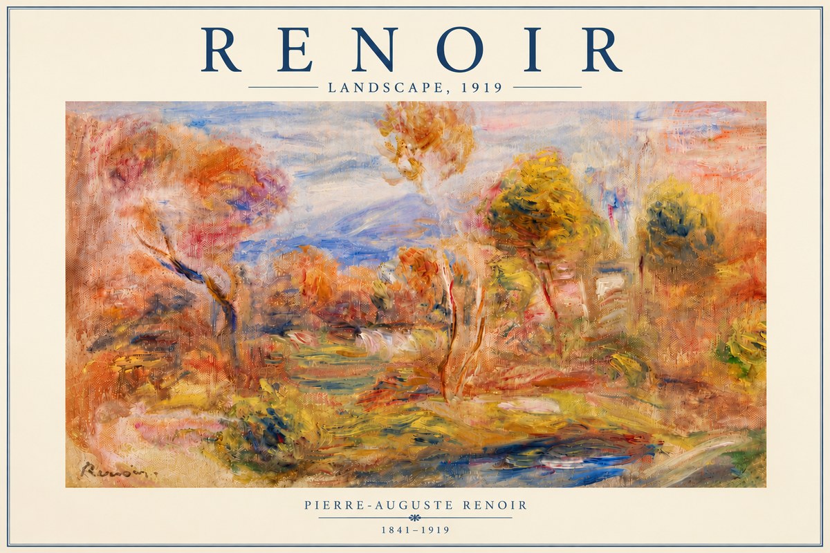 Renoir Landscape No5 - Póster
