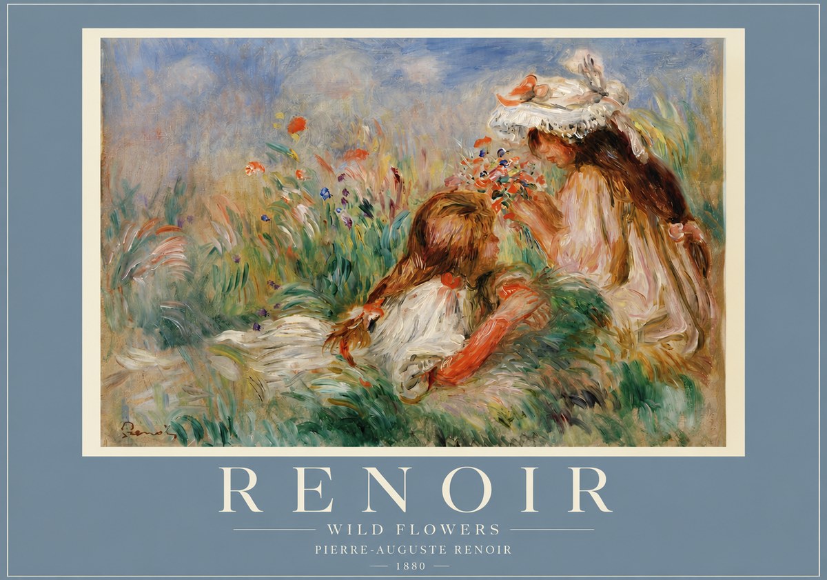 Renoir Wild Flowers No3 - Póster