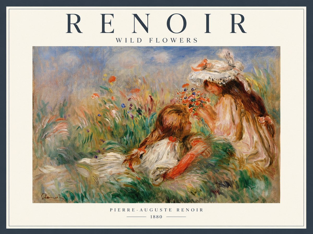 Renoir Wild Flowers No6 - Póster