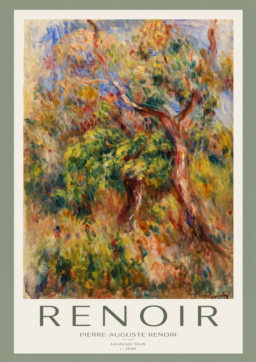 Renoir Landscape Study No2 - Póster