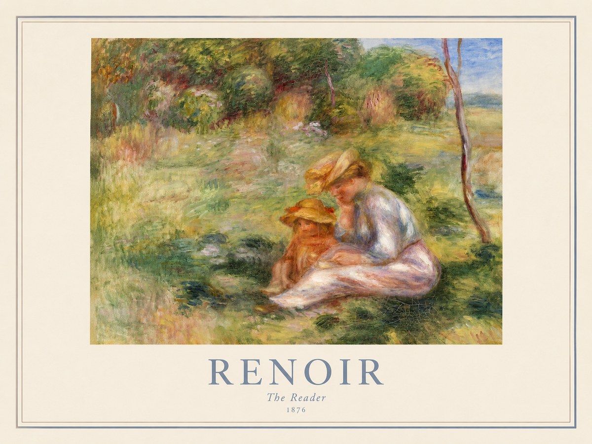 Renoir The Reader I No1 - Póster