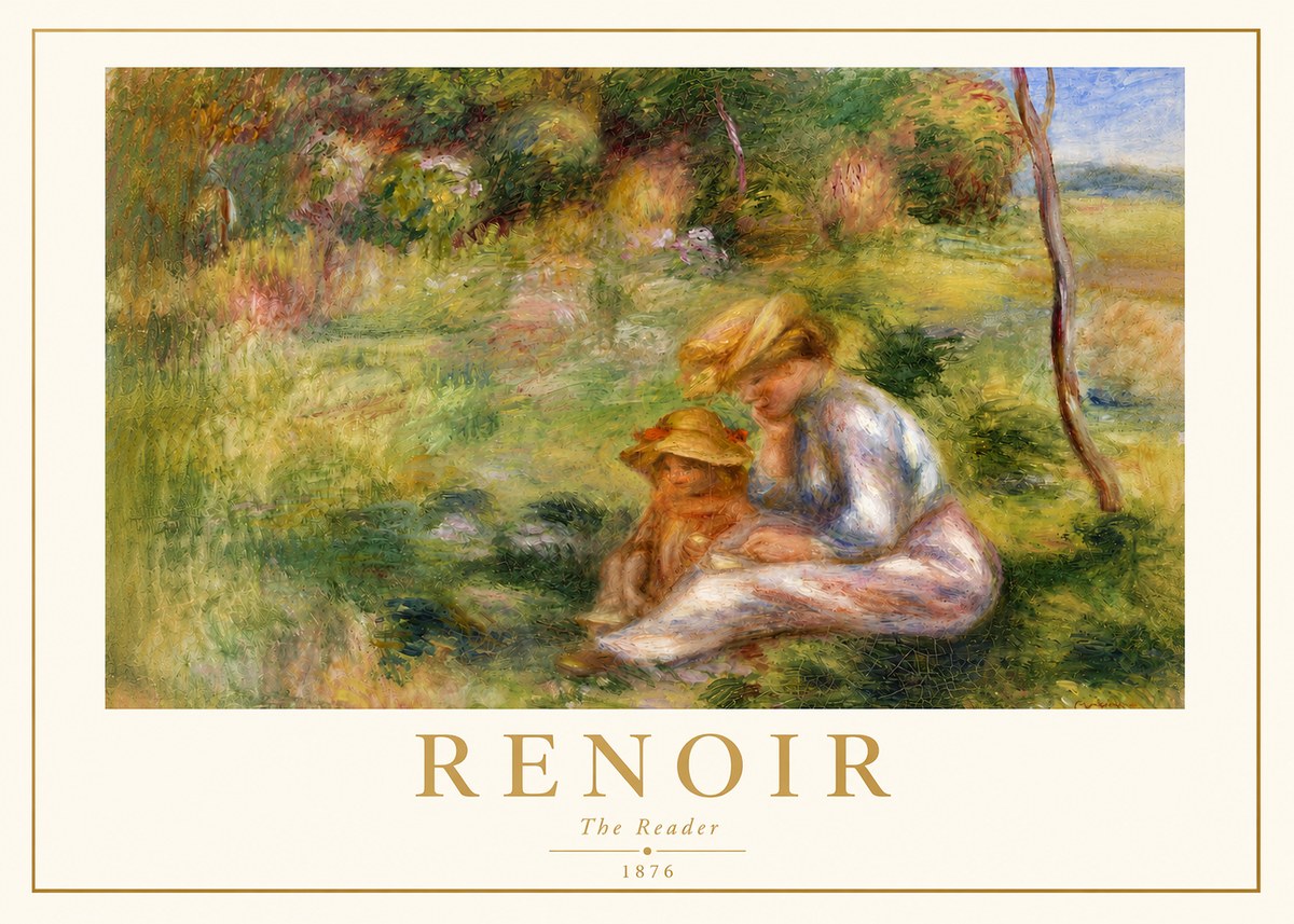 Renoir The Reader No3 - Póster