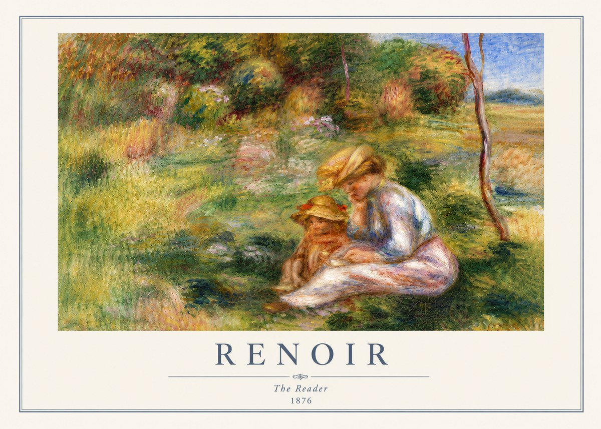 Renoir The Reader No5 - Póster