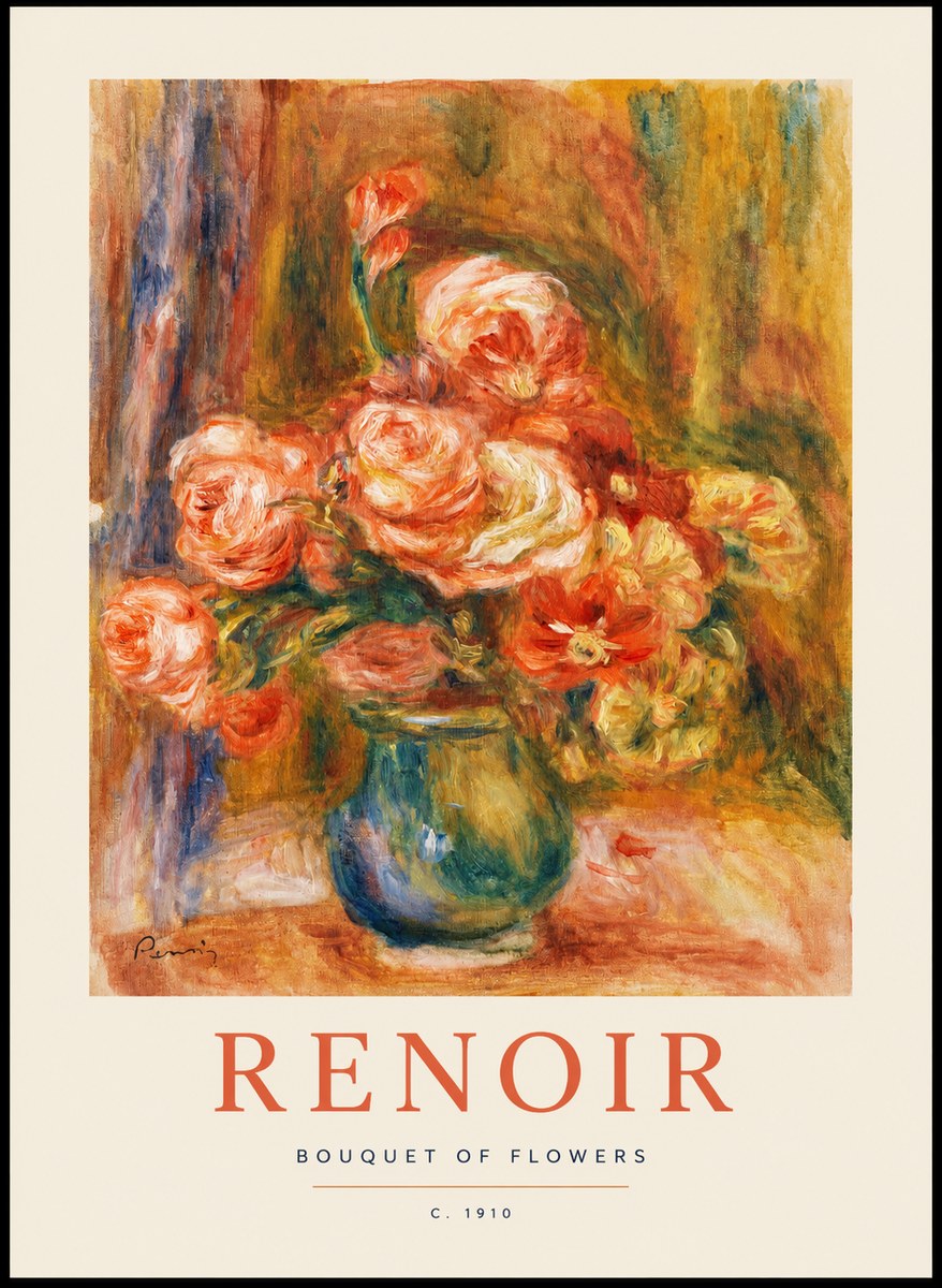 Renoir Bouquet of Flowers II No1 - Póster