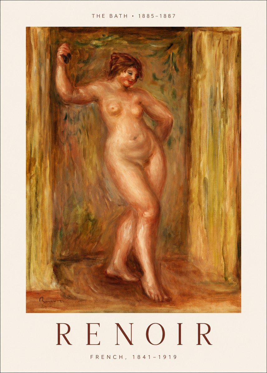 Renoir The Bath No1 - Póster
