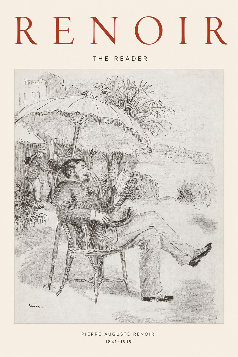 Renoir The Reader II No1 - Póster
