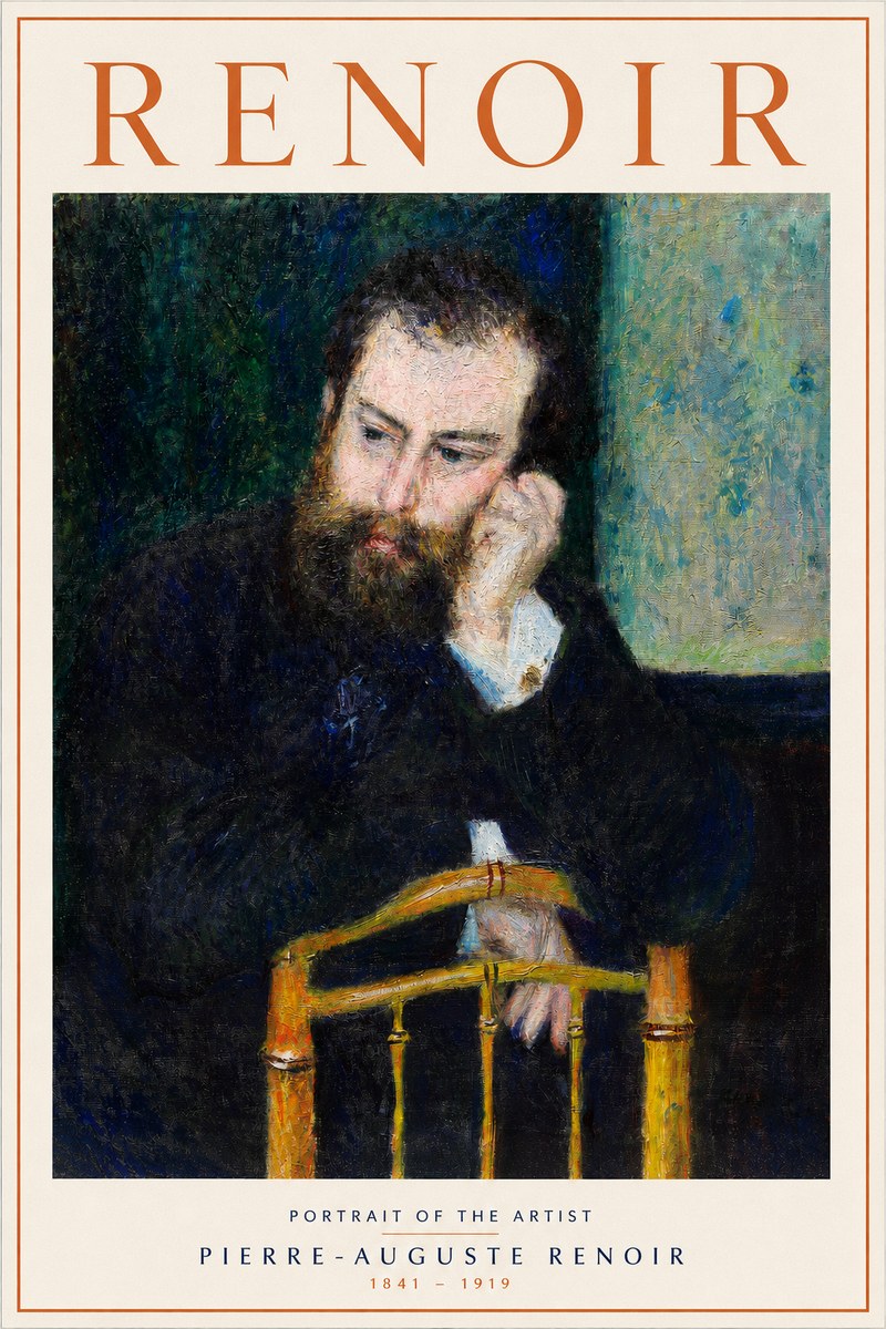 Renoir Portrait of the Artist No2 - Póster