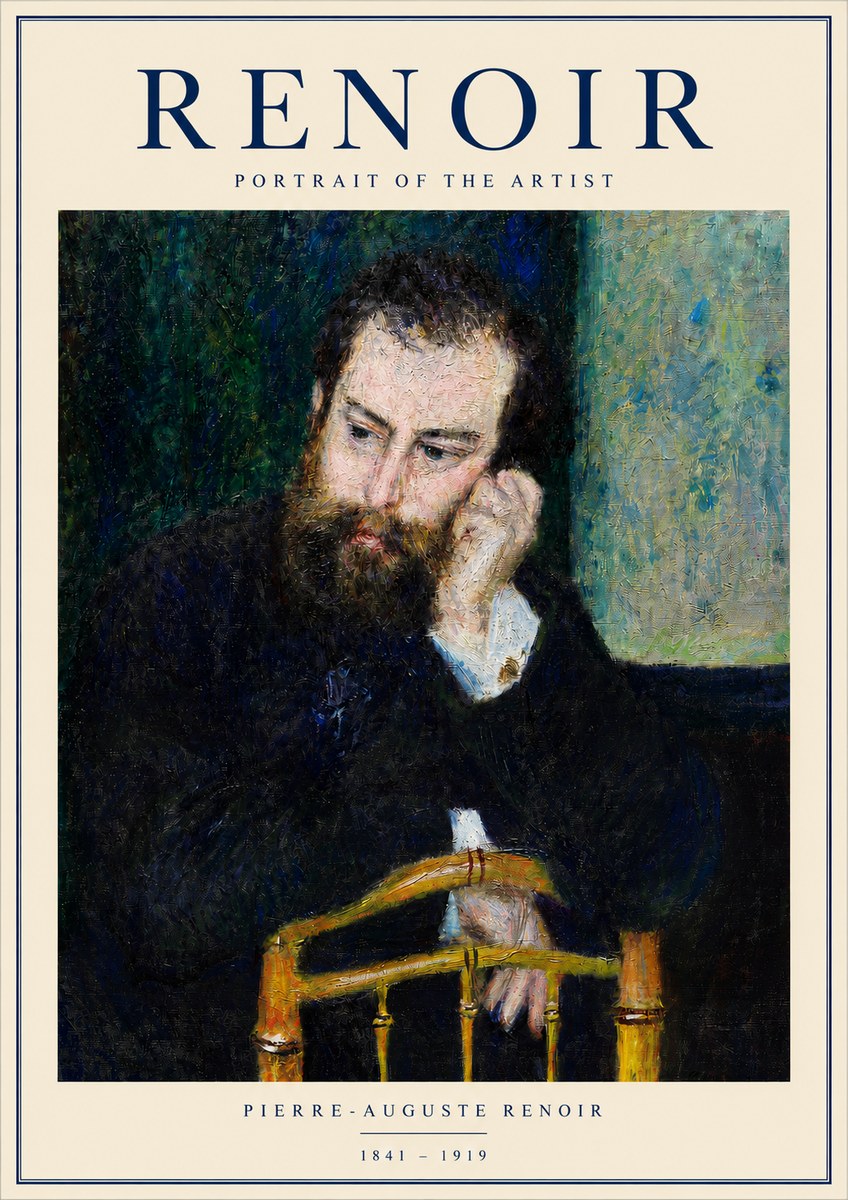 Renoir Portrait of the Artist No3 - Póster