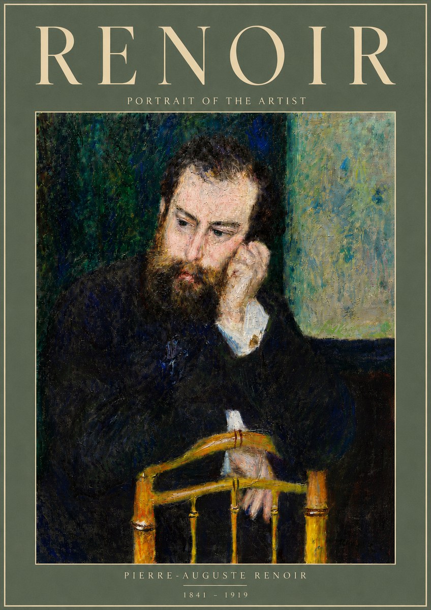 Renoir Portrait of the Artist No4 - Póster