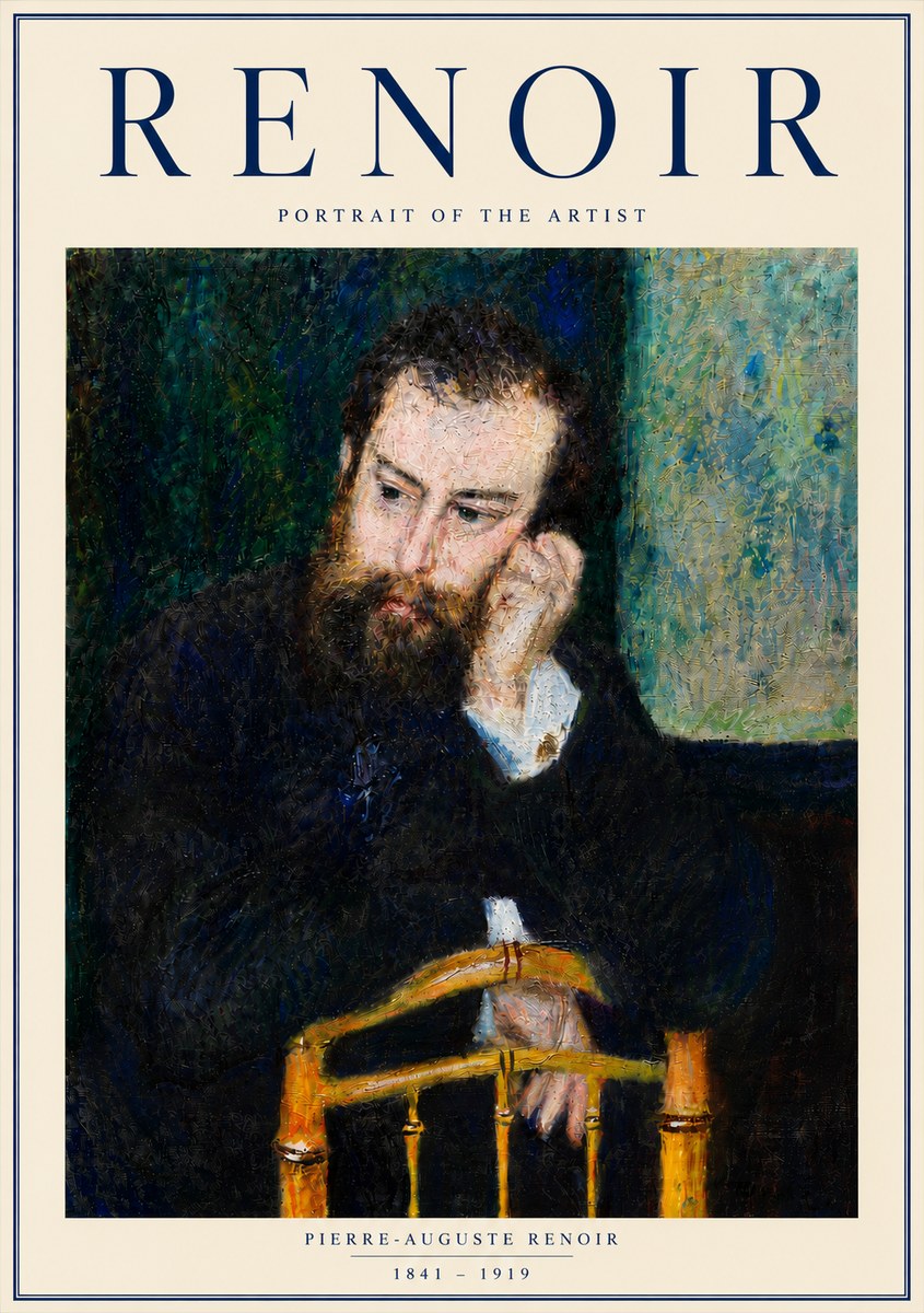 Renoir Portrait of the Artist No6 - Póster