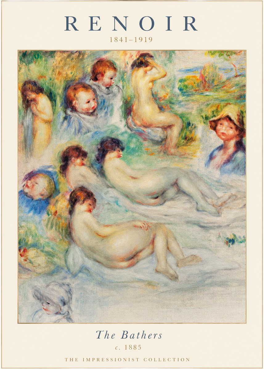 Renoir The Bathers II No1 - Póster