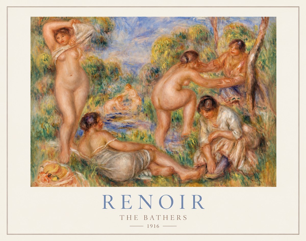 Renoir The Bathers III No1 - Póster