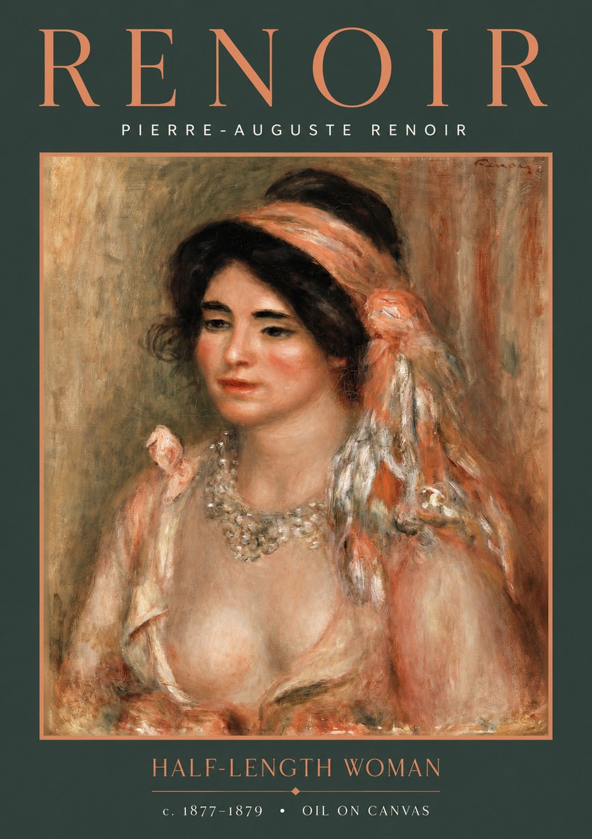 Renoir Half-length Woman No2 - Póster