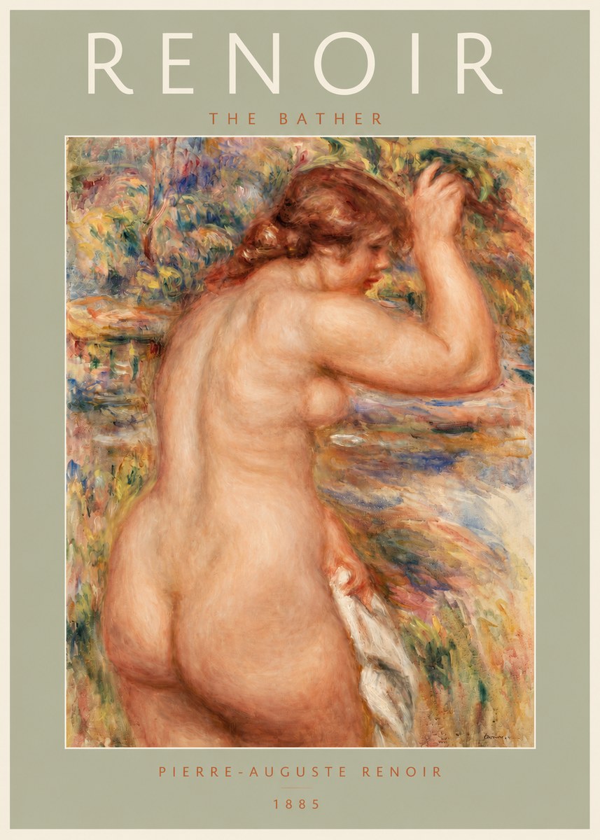 Renoir Bather No2 - Póster